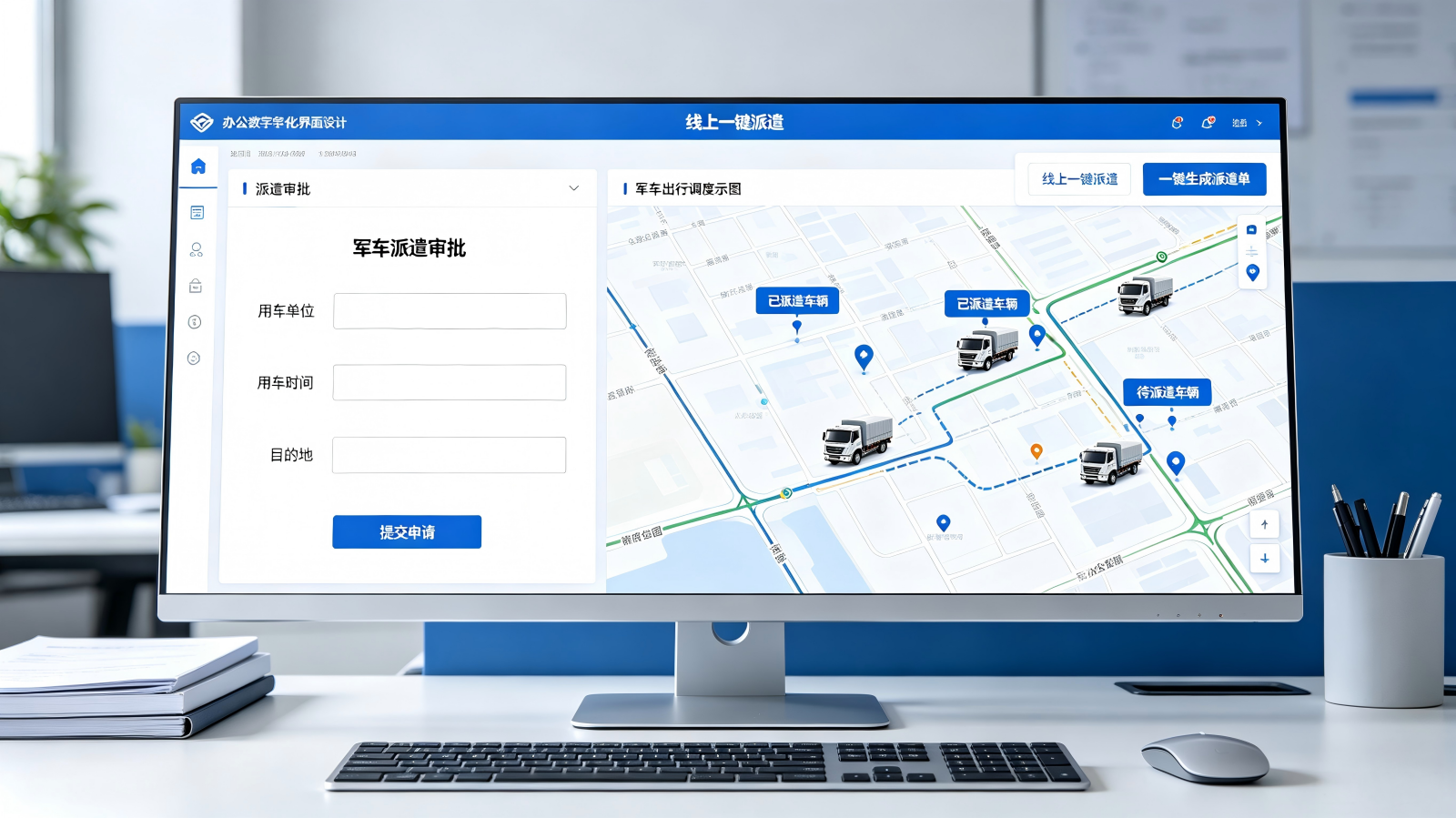 告别纸质派单，迈入智能时代｜奉道科技军车派遣系统重塑部队派车流程